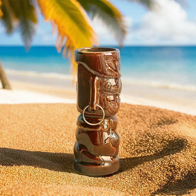 Tiki brown beach