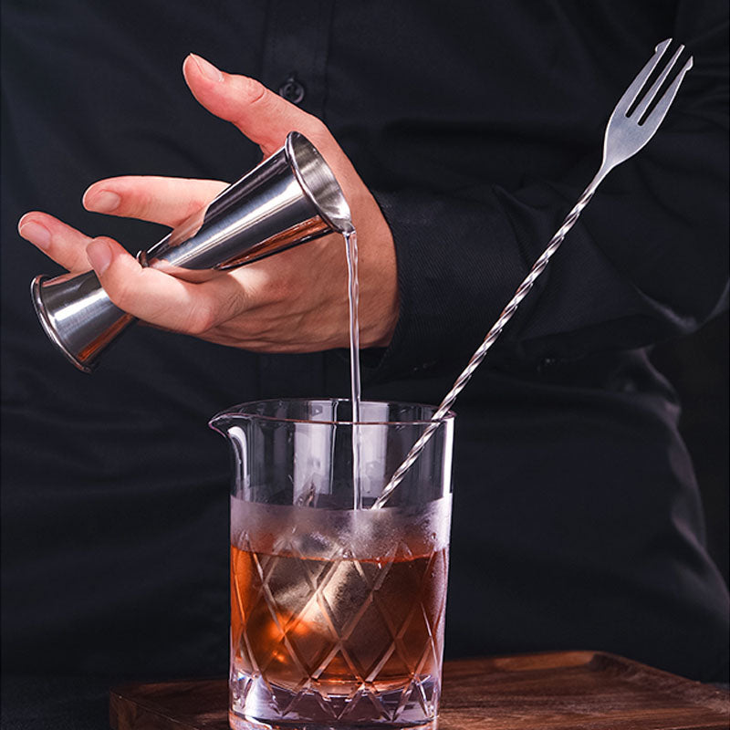 Multi-functional 50.0cm Long Stainless Steel Trident Mixing Bar Spoon