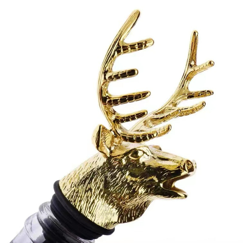 Animals Deer Shape Wine Bottle Cork Pourer Aerator Dispenser