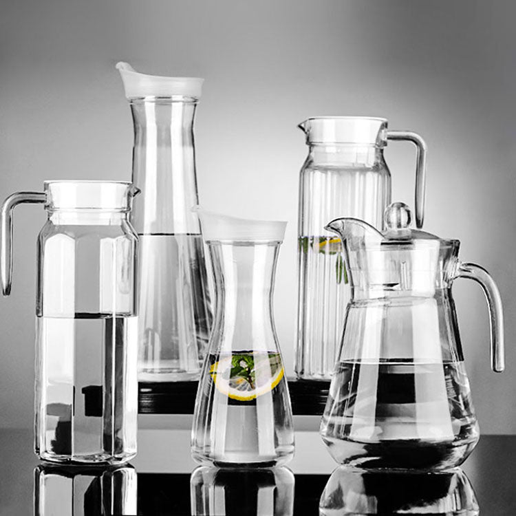 Large Capacity Thermostable Clear Water Plastic Pitcher,Fruit Juice Jug