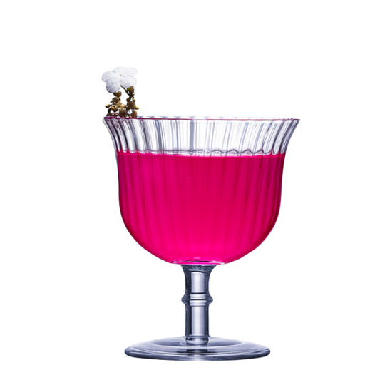 Classic Clear Goblet Wine Glasses for Iced Tea Beverage stemmed Cups Soda Juice Water Liquor