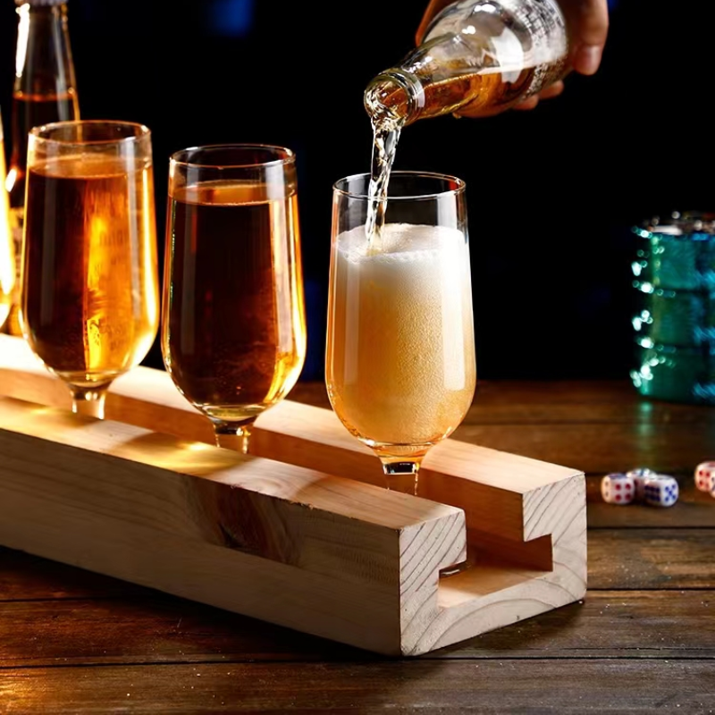 Wooden Bracket Wooden Rack Beer Mug Rack Craft Beer Mug Draught Beer Wheat Bar Special Wooden Bracket