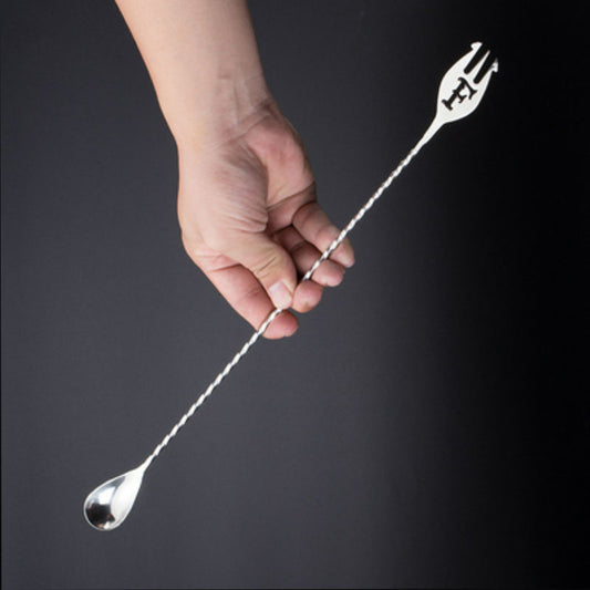 40.0cm Long Handle Stainless Steel Bar Mixing Spoon Cocktail Tool For Bar Tools