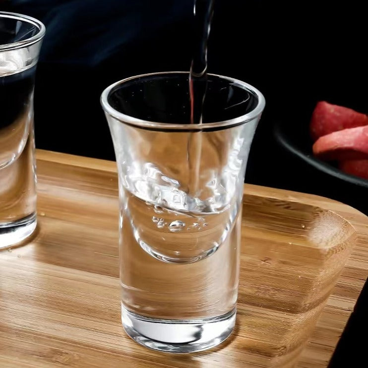 Glass Small Wine Glass White Wine Glass a Glass Of Spirits Glass Household Small Bullet Glass Wine Cup Drinking Glass