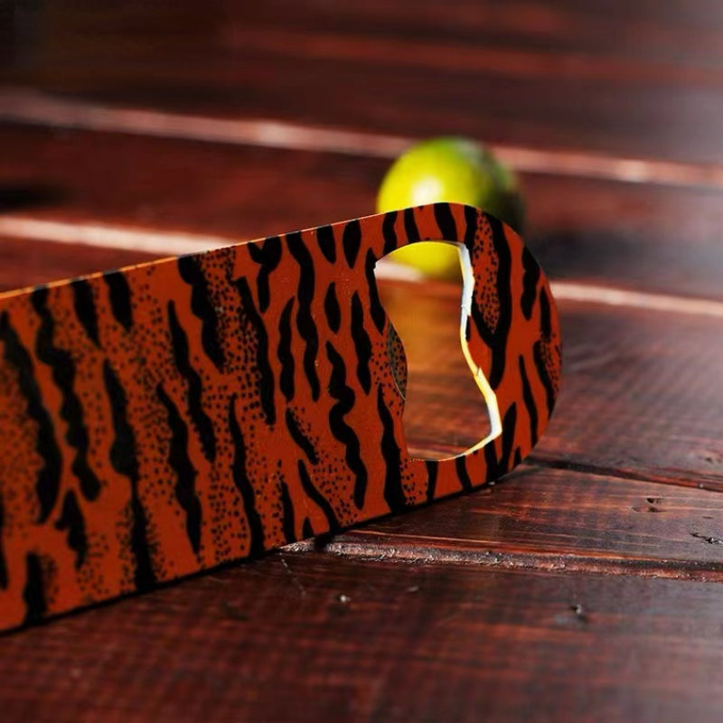 Fancy Bottle Opener Paint Tiger Pattern Beer Bottle Opener