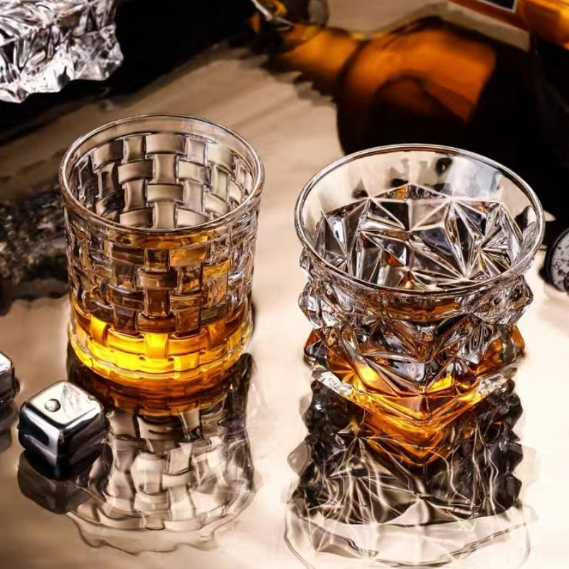 Hotel Whisky Glass Bar Customized Spirits Glass Household Drinking Wine Glass Whiskey Rocks Glasses