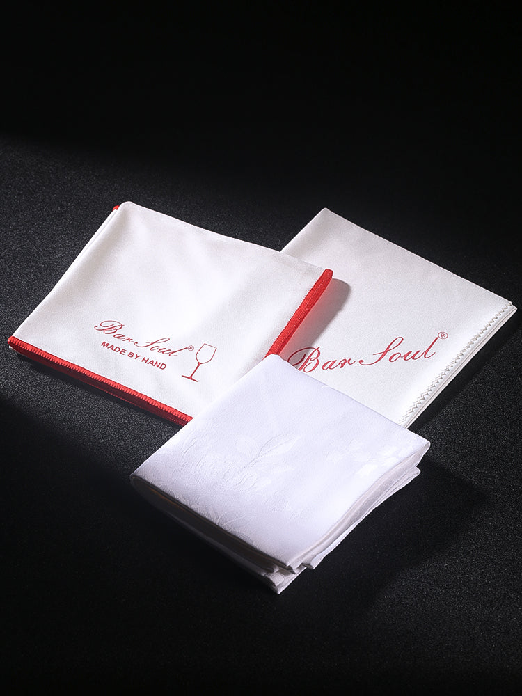 Wine Glass Cleaning Cloth, Lint Free Microfiber Wine Towels for Barware