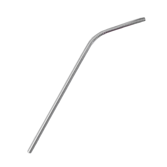 Stainless Steel Environmental Protection Iron Straw Mason Cup Cocktail Juice Drink Bend Metal Elbow Creative Long Drinking Tube