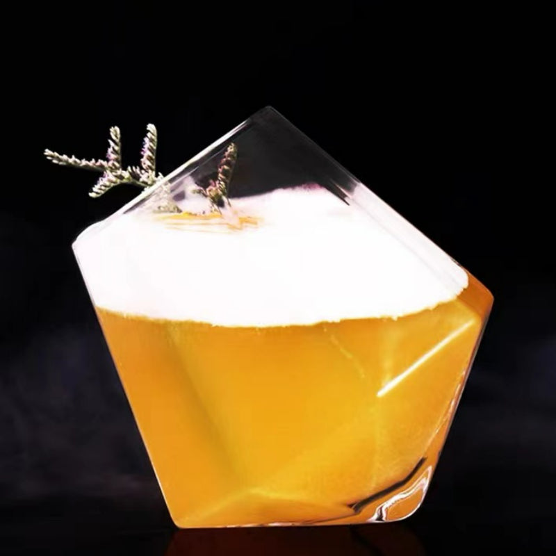 Rolling Bottomed Cup for Whisky and Wine Interesting Cup with Rolled Base