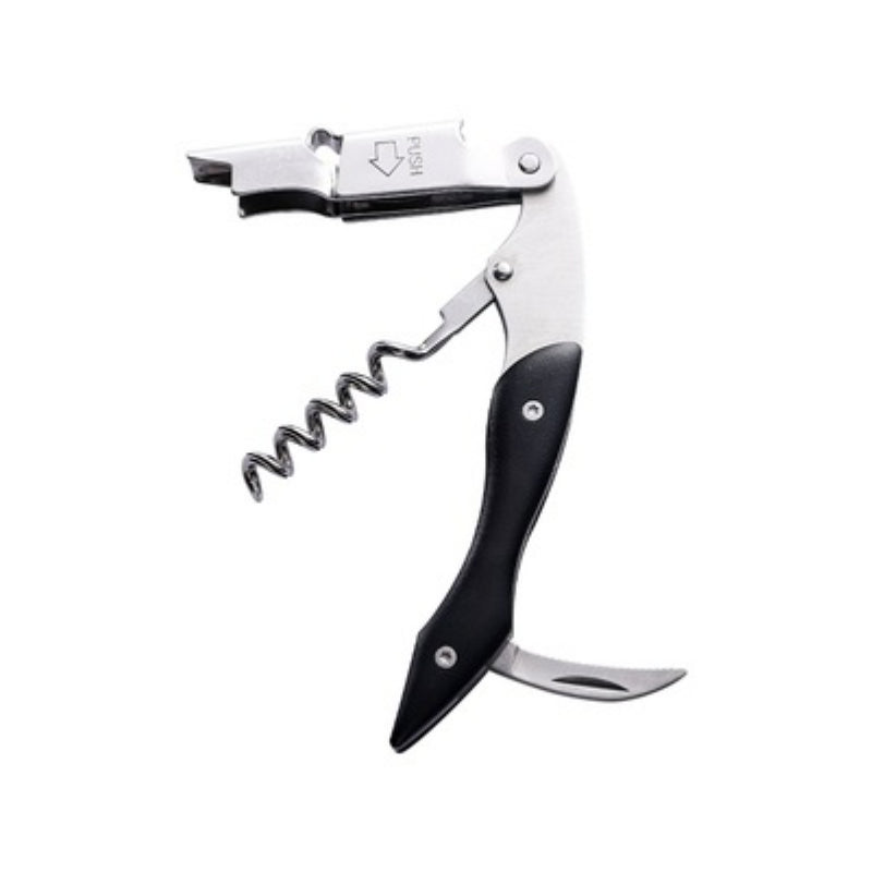 Custom Stainless Steel Wine Opener Wine Bottle Opener Boomerang Folding Waiters Opener