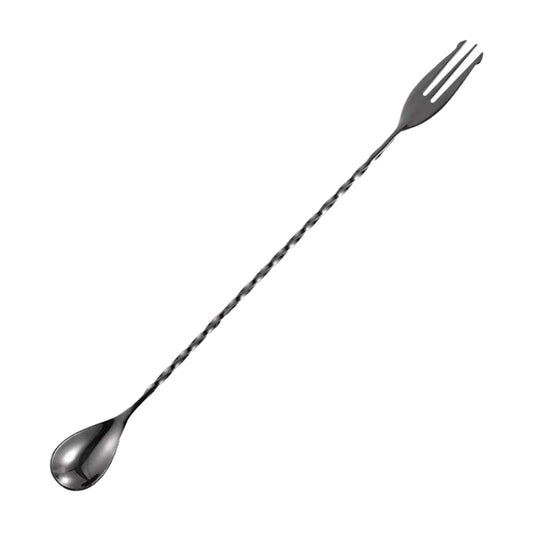 Multi-functional 30.0cm Long Trident Mixing Bar Spoon