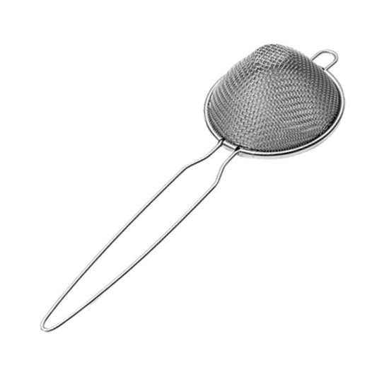Fine Mesh Stainless Steel Strainer - Cocktail Strainer with Handle - For Bars & Kitchens