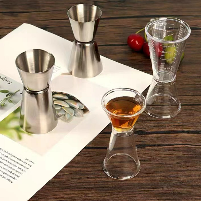 Factory Price Double Shot Jigger Stainless Steel Jigger Wine Drinks Measuring Cup for Bar