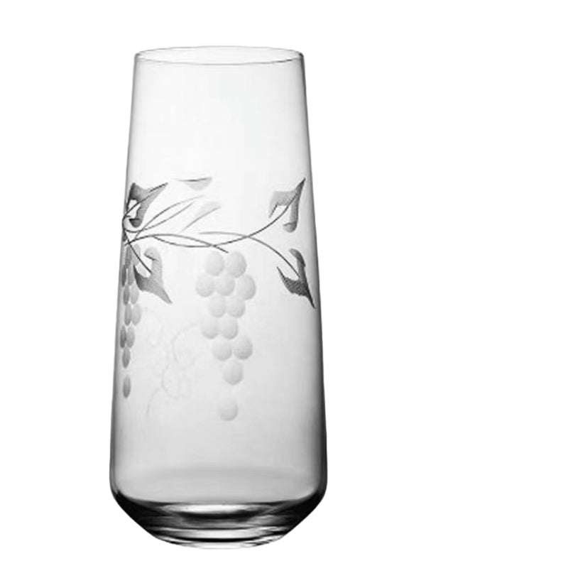 Clear Borosilicate Glass Drinking Cup Water Beverages Juice Glass Cup