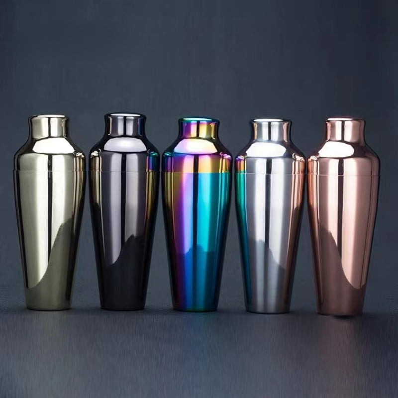 French Two-stage Bartender Streamline Buckle Cup Bartender Shaker