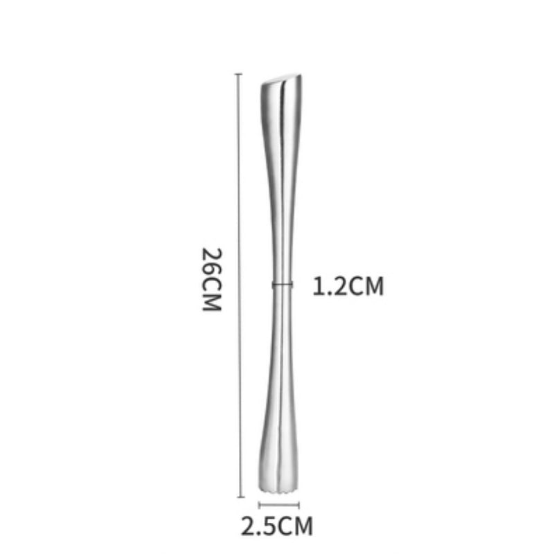 Professional Stainless Steel Muddler for Old Fashioned Bitters, Creating Mojitos, Margaritas