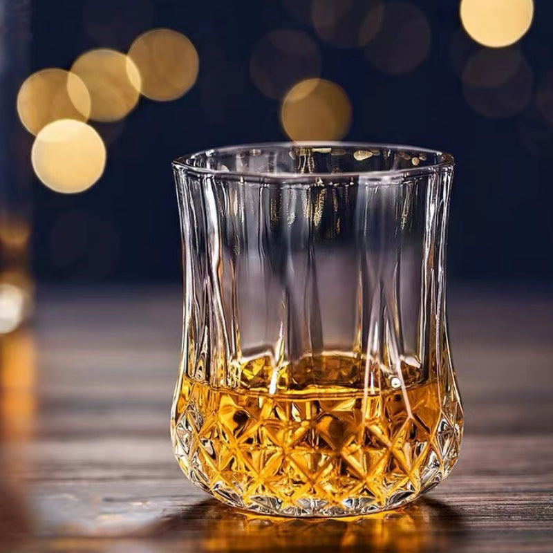 Unique Diamond Whiskey Glass Crystal Whiskey Tasting Glass Cup