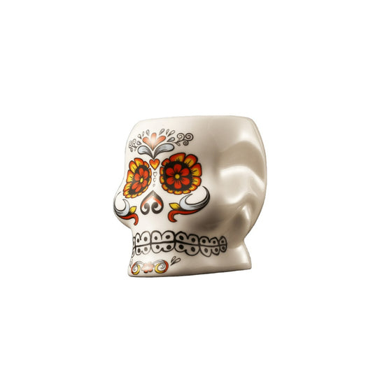 Flower Face Painted Skull Personalized Cocktail Glass Molecular Bartender North American Special Ceramic TIKI Cup