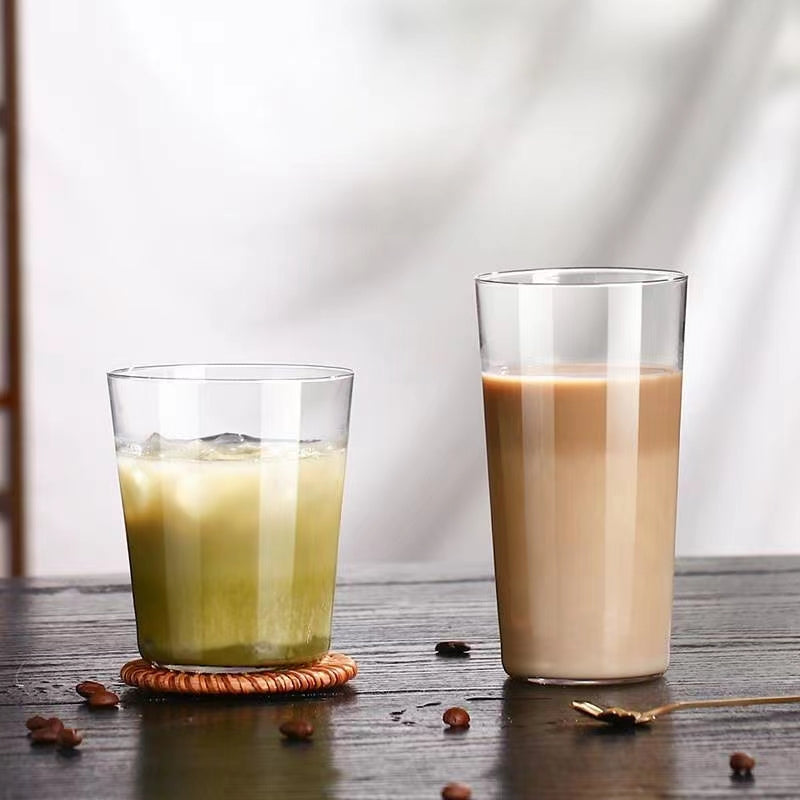 Classical Tempered Clear 380ml Drinking Glass Tumbler Water Juice Cocktail Heat Resisting Glass Colin Cup Bar Kitchen