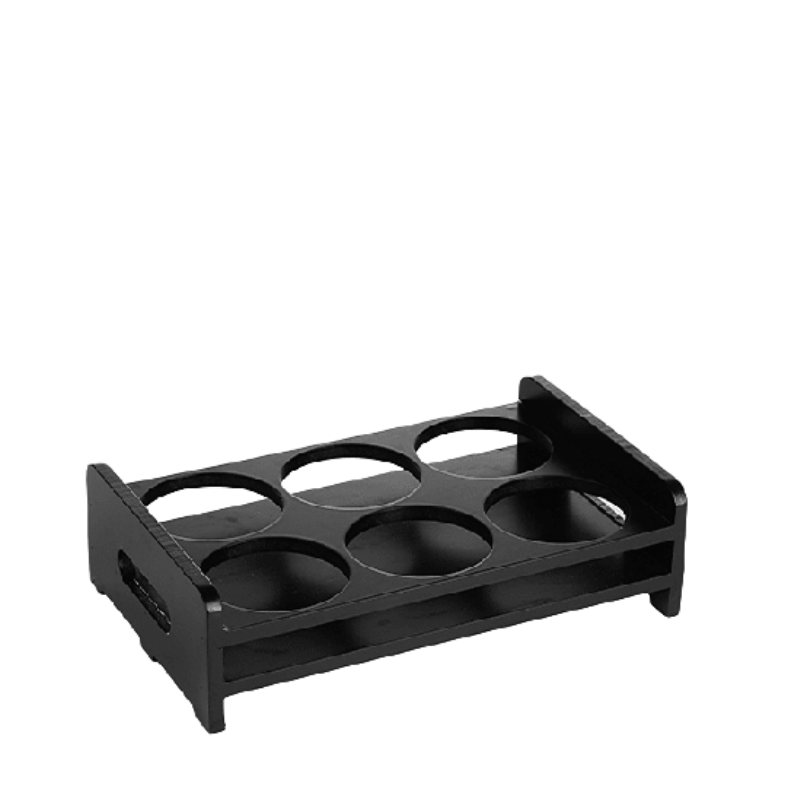 Creative Liquor Cup Wine Dispenser a Cup Bullet Cup Wine Rack Storage Wine Utensils Bamboo Wood Cup Rack Chinese Style Home Bar