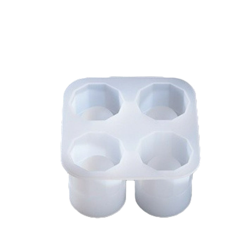 Square Ice Food Grade Silica Gel ice tray mold,Ice Cube Mold for Cocktails Whiskey Ice Ball Mold