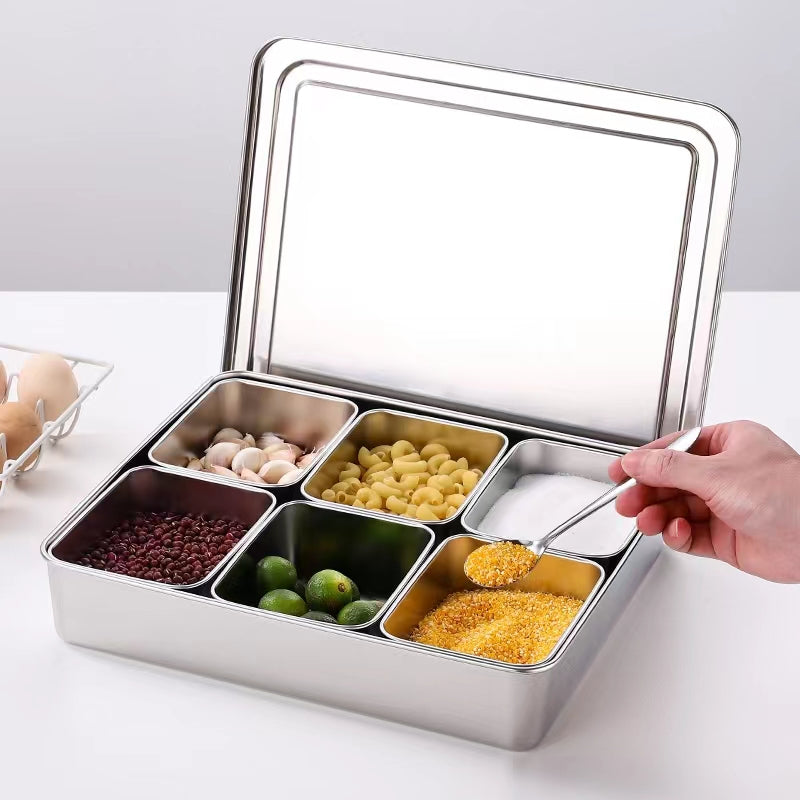 Fruit Storage Box with Lid Fresh-Keeping Box Seasoning Box Cocktail Seasoning Box Fruit Box Bar Home