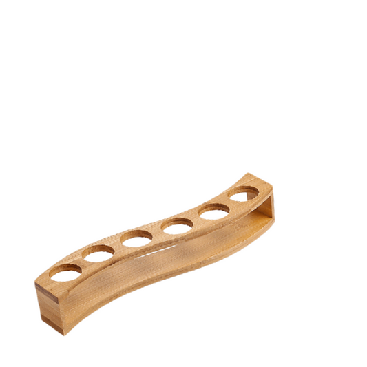 Solid Wood Cup Holder Liquor Cup Holder Cup Holder Storage Rack Bamboo Bullet Cup Holder Bar Cocktail Cup Holder