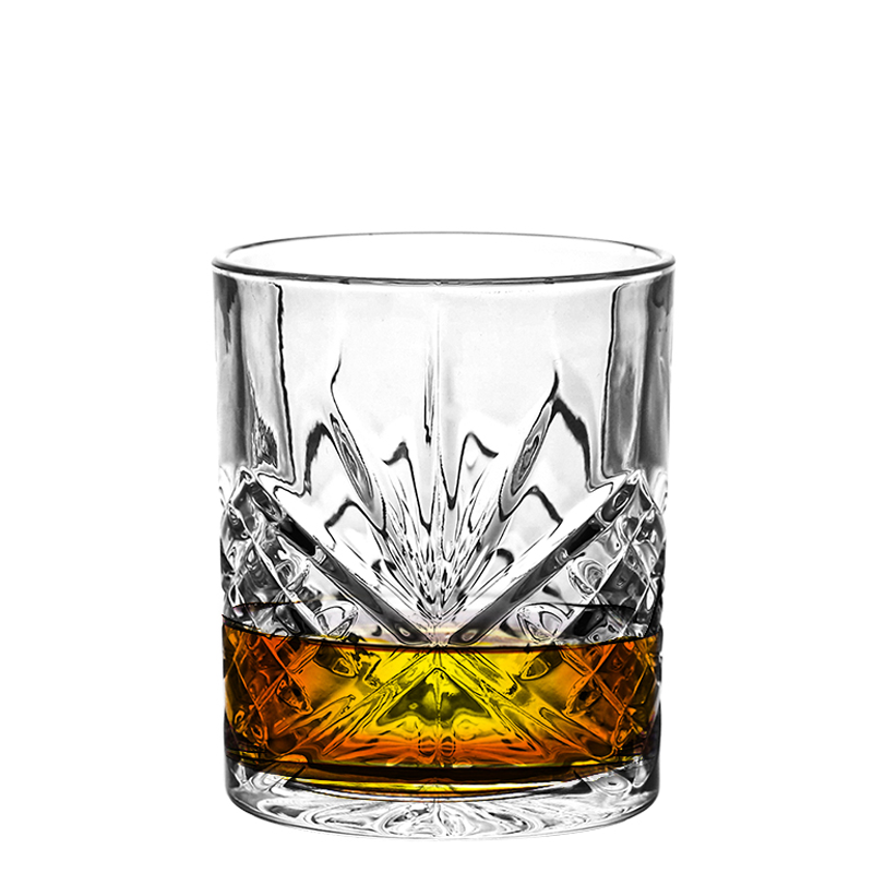 Whiskey Glasses Lead Free Crystal Set Unique Tumblers for Liquor Perfect as A Wine Glass Gift