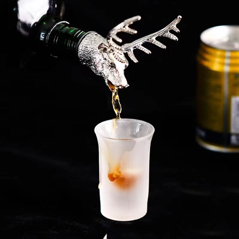 Frosted Bullet Glass Shot Glass White Wine Glass Spirit Glass Straight Body Glass