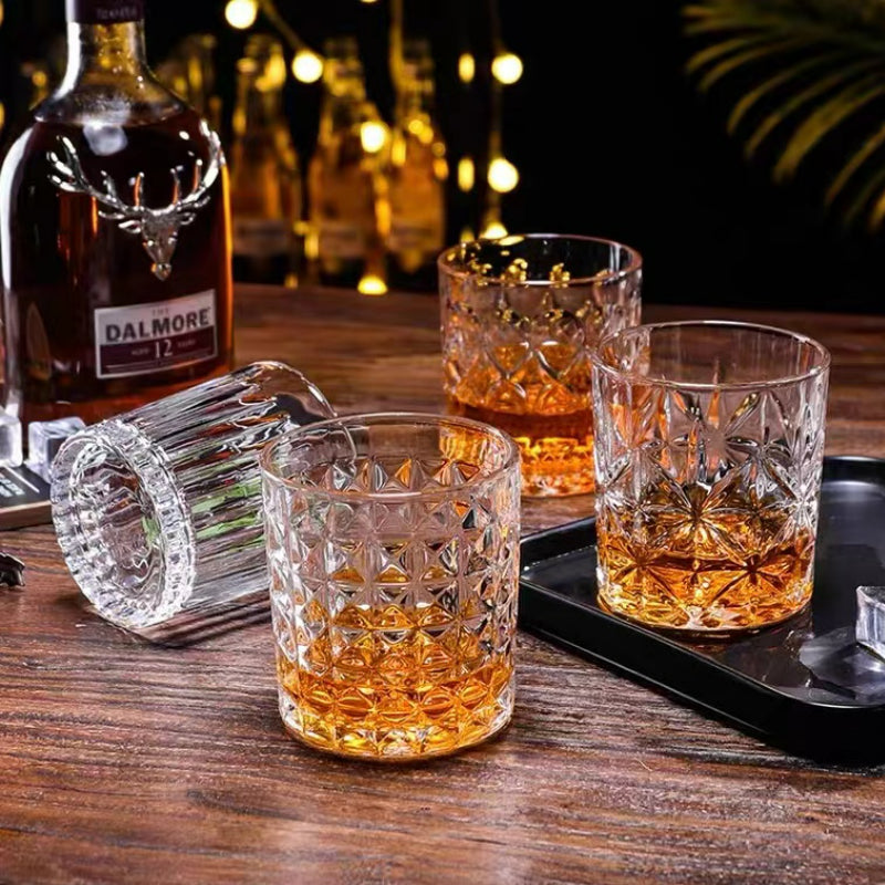 Wholesale Crystal Glass Whiskey Transparent Bar KTV Special Glasses Anti-Fall Household Water Cup