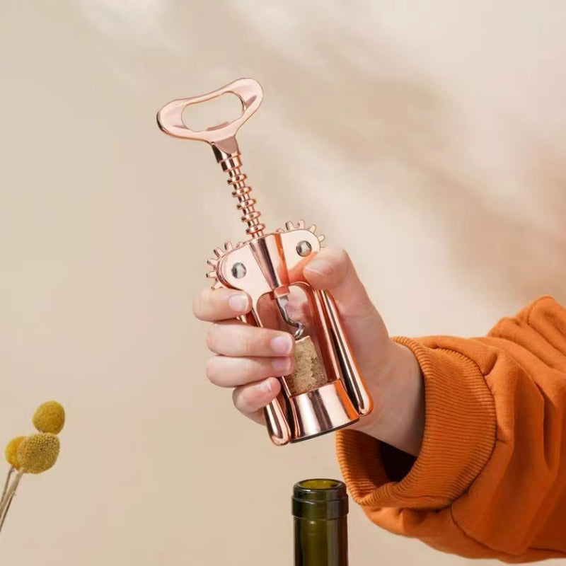 Rose Gold Metal Wine Opener Kitchen Tool Bottle Openers Wine Opener