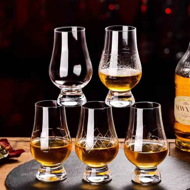 190ml Kerosene Lamp Shape Whisky Glasses Tasting Glasses for Bar Party