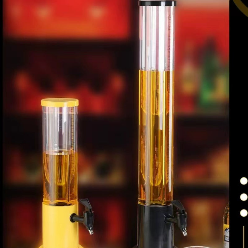 Drinks Dispenser Beverage 1.5L Liter Pull up Portable Drinks Dispenser for Home Hotel Catering