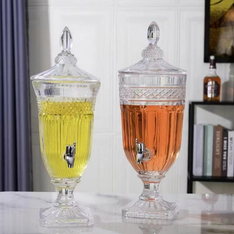 Wedding Supplies Dispenser 2/3L Cold Beverage Glass Dispenser