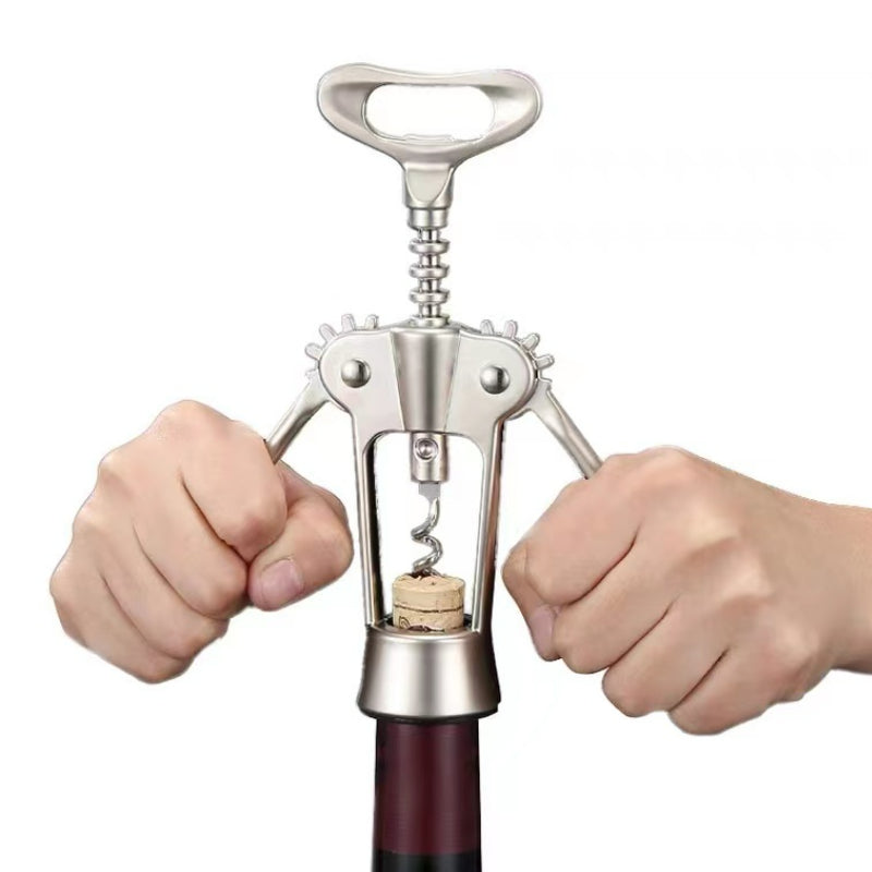 Wholesale Silver Wine Opener Used in Kitchen Restaurant and Bars Stainless Steel Wine Opener