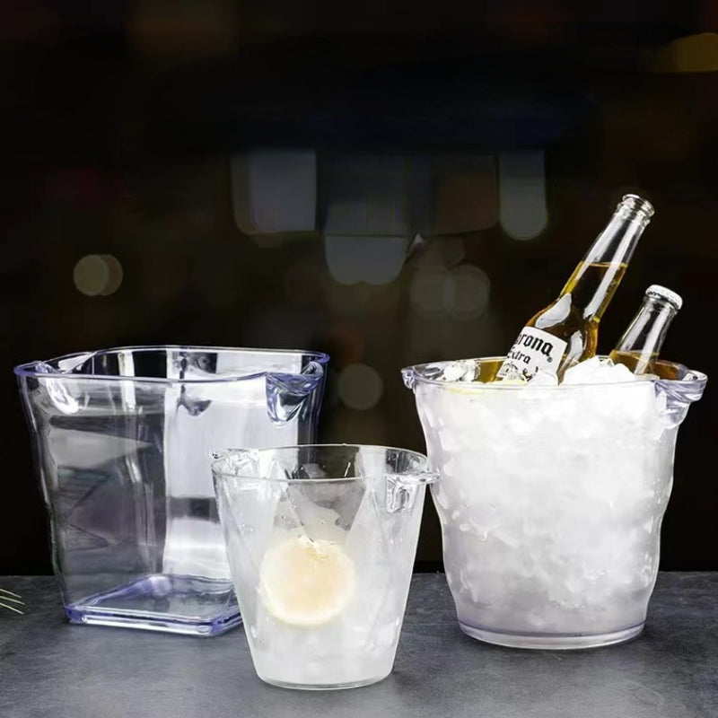Acrylic High-value Binaural Ice Bucket for Bar