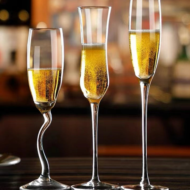 2022 Wholesale Champagne Glasses High Quality Wine Goblet Crystal Glasses