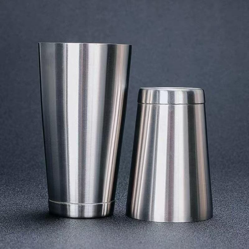 Professional Bartender Customized Engraved Boston Wine Mixer Shaker Cocktail Shaker for Bar