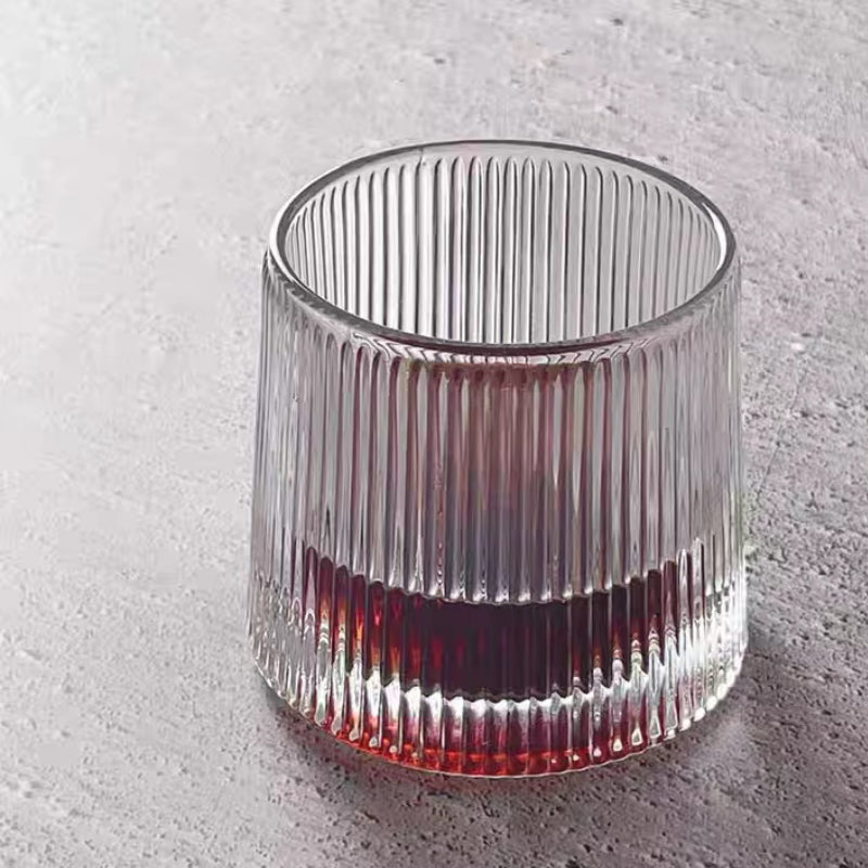 High Quality 160ml Whisky Glass Cup Creative Rotation Decompression Ins Beer Glass Crystal Wine Glass Cup Household