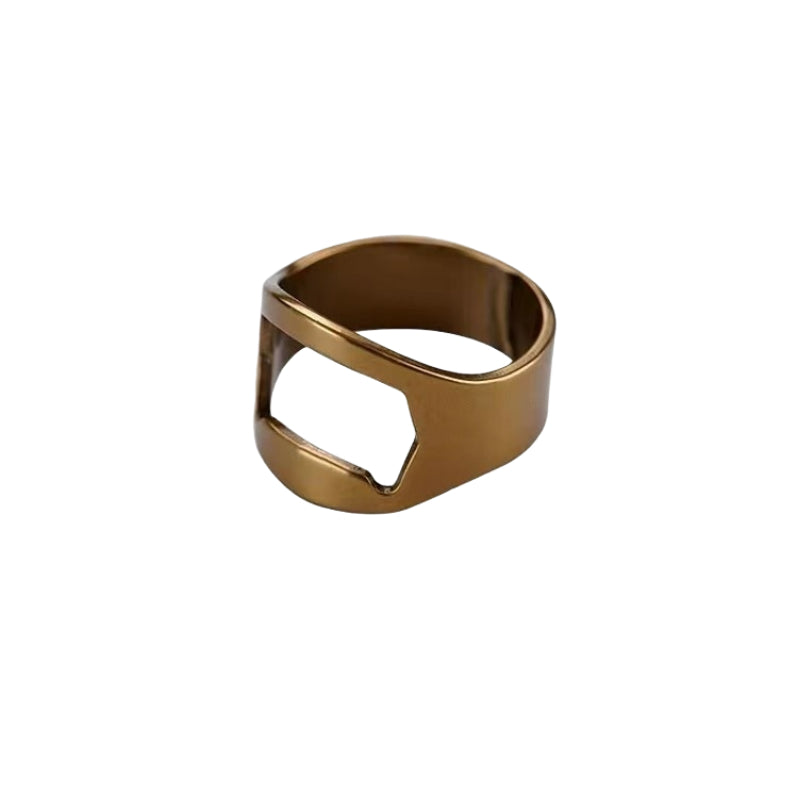 Creative Mini Opener Stainless Steel Finger Ring Opener Bar Tools
