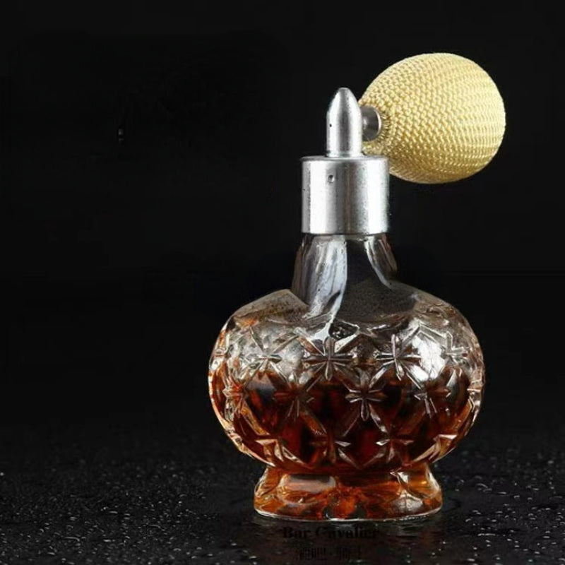 3.38 oz Glass Bitter Bottle for Professional Classic Cocktail , Perfect for Bartender Home Bars