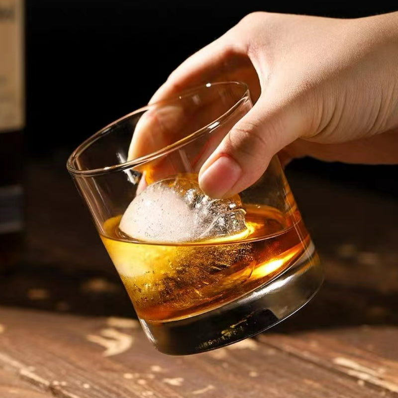Labels Straight Body Round Sublimation Whisky Glass Tumbler for Restaurant and Hotel