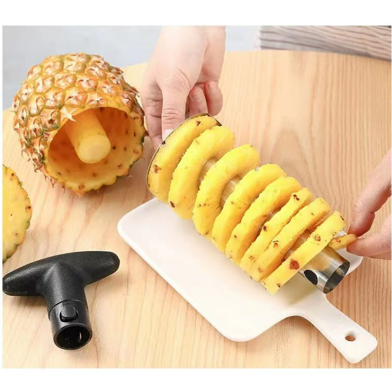 Pineapple Corer Pineapple Cutter with Sharp Thicker Blade Stainless Pineapple Slicer