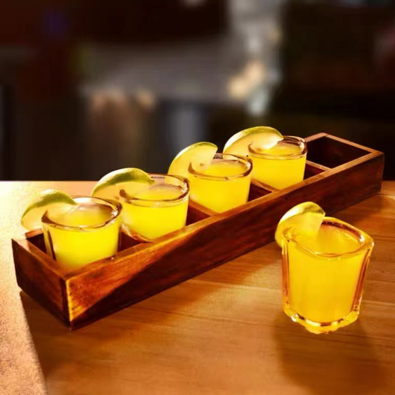 Square Bullet Glass Foreign Wine Spirits Glass Creative Wine Glass