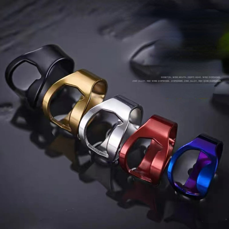 Creative Mini Opener Stainless Steel Finger Ring Opener Bar Tools
