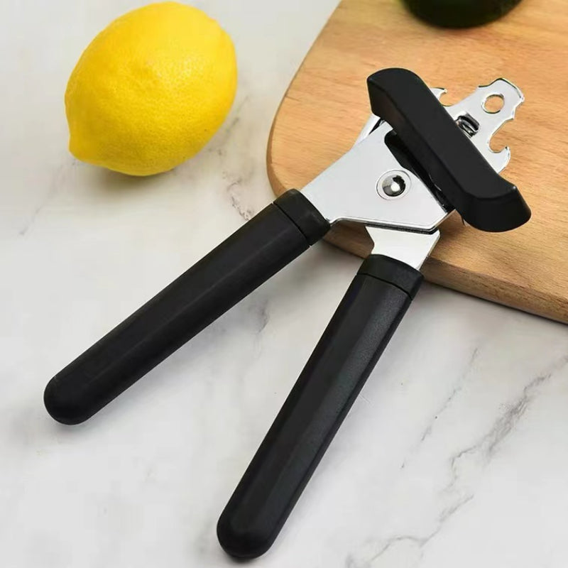 High Quality Stainless Steel Can Opener with Plastic Handle