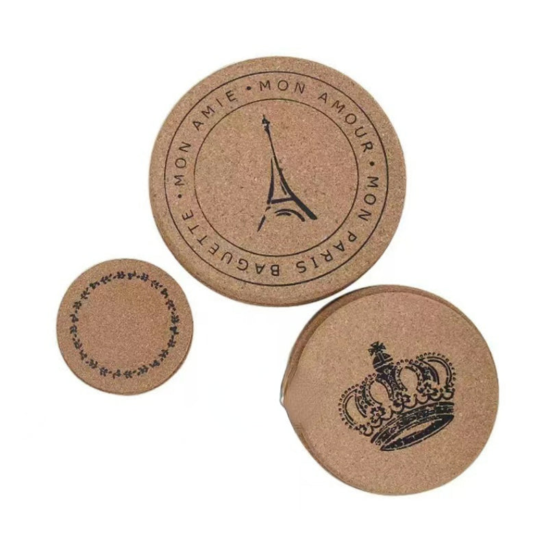 Retro Style Cork Coaster Coffee Cup Mat Tea Coaster
