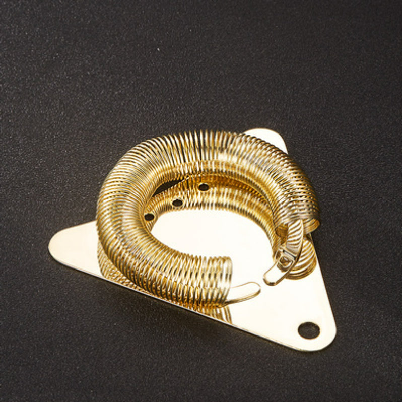Triangle Shape Filter Cocktail Ice Filter Ice Separator Spring Ice Separator for Bar