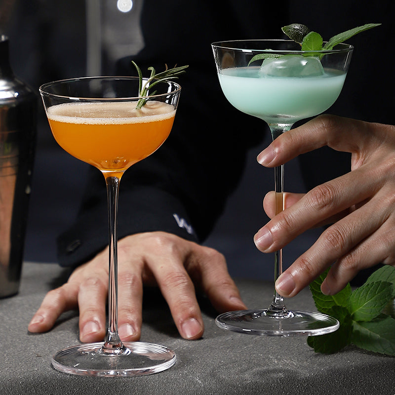 Creative High-footed Cocktail Glass,Ideal for Serving Martini and Manhattan