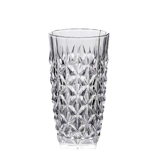 330ML-Retro Embossed Cocktail Glass Glass Long Drink Glass Collin Glass Juice Glass Mystery Glass